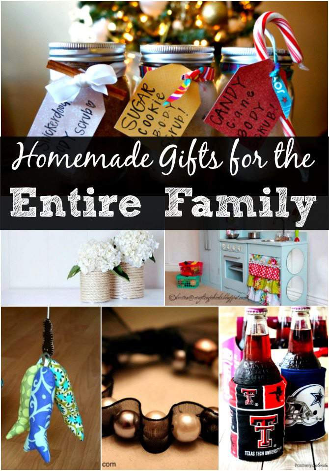 Gifts For Families With Kids
 DIY Christmas Gift Ideas for the Entire Family – over 30