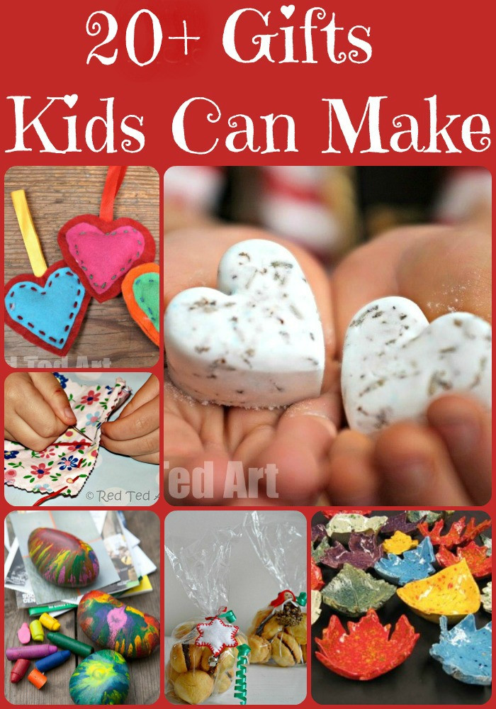 Gifts For Kids Who Cook
 Christmas Gifts Kids Can Make Red Ted Art Make