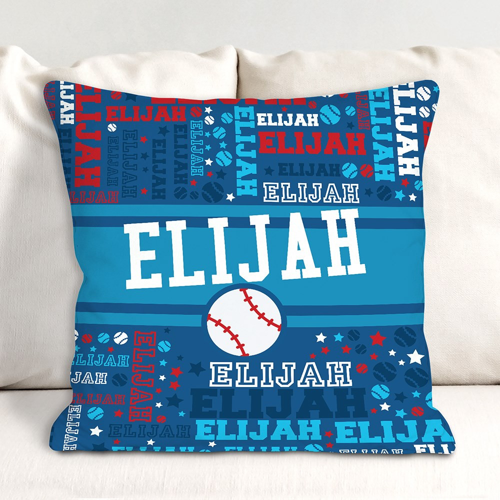 Gifts For Kids Who Love Sports
 Personalized Sports Word Art Throw Pillow