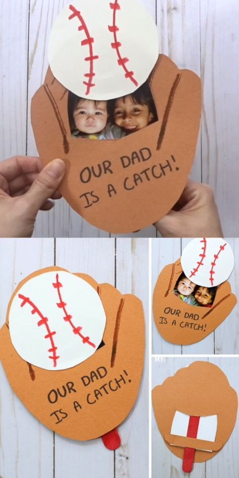 Gifts For Kids Who Love Sports
 Baseball Glove Pop Up Father s Day Card