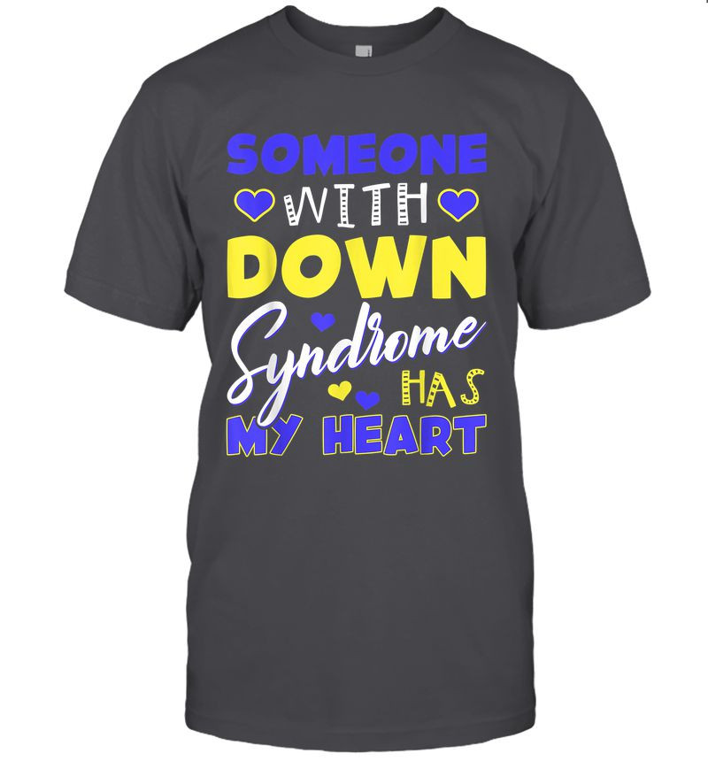 Gifts For Kids With Down Syndrome
 Someone with Down Syndrome has my heart Tshirt Kids Gifts