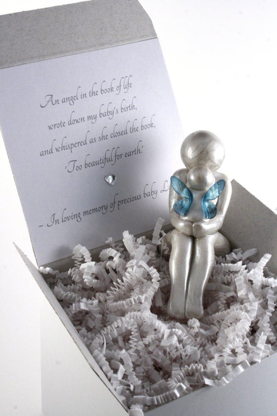 Gifts For Loss Of A Child
 Mother and Baby Angel Child Loss Sympathy by TheMidnightOrange