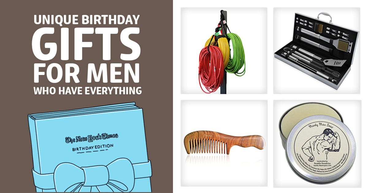 Gifts For Men Birthday
 49 Unique Birthday Gifts for Men Who Have Everything