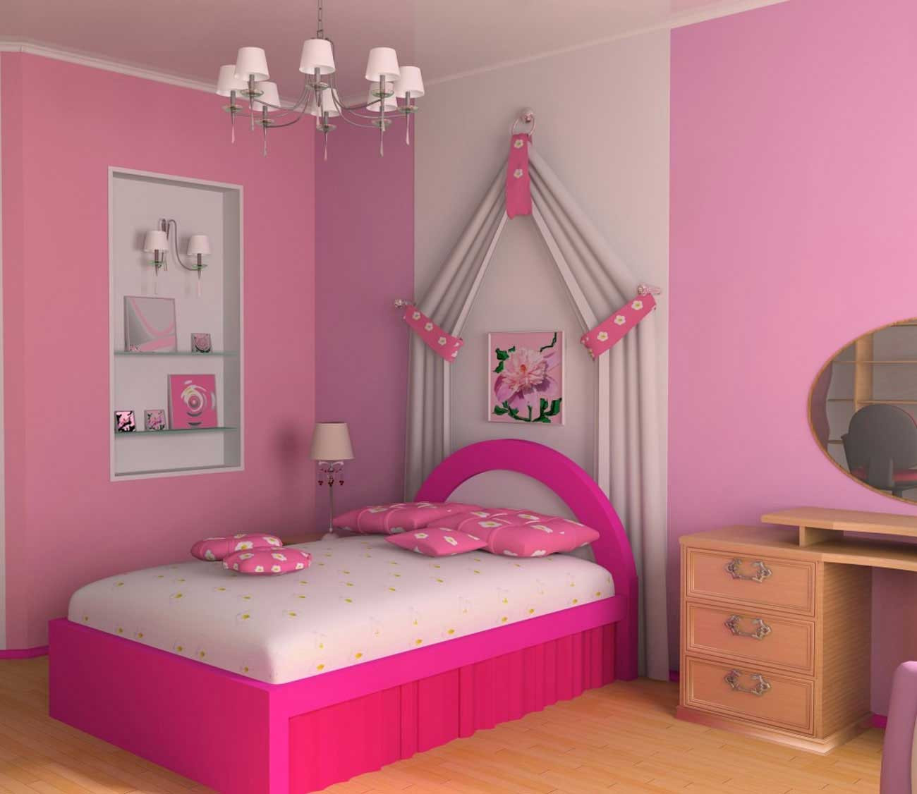 Girl Bedroom Paint Ideas
 Interior Paint Ideas Attractive Color Scheme Toward