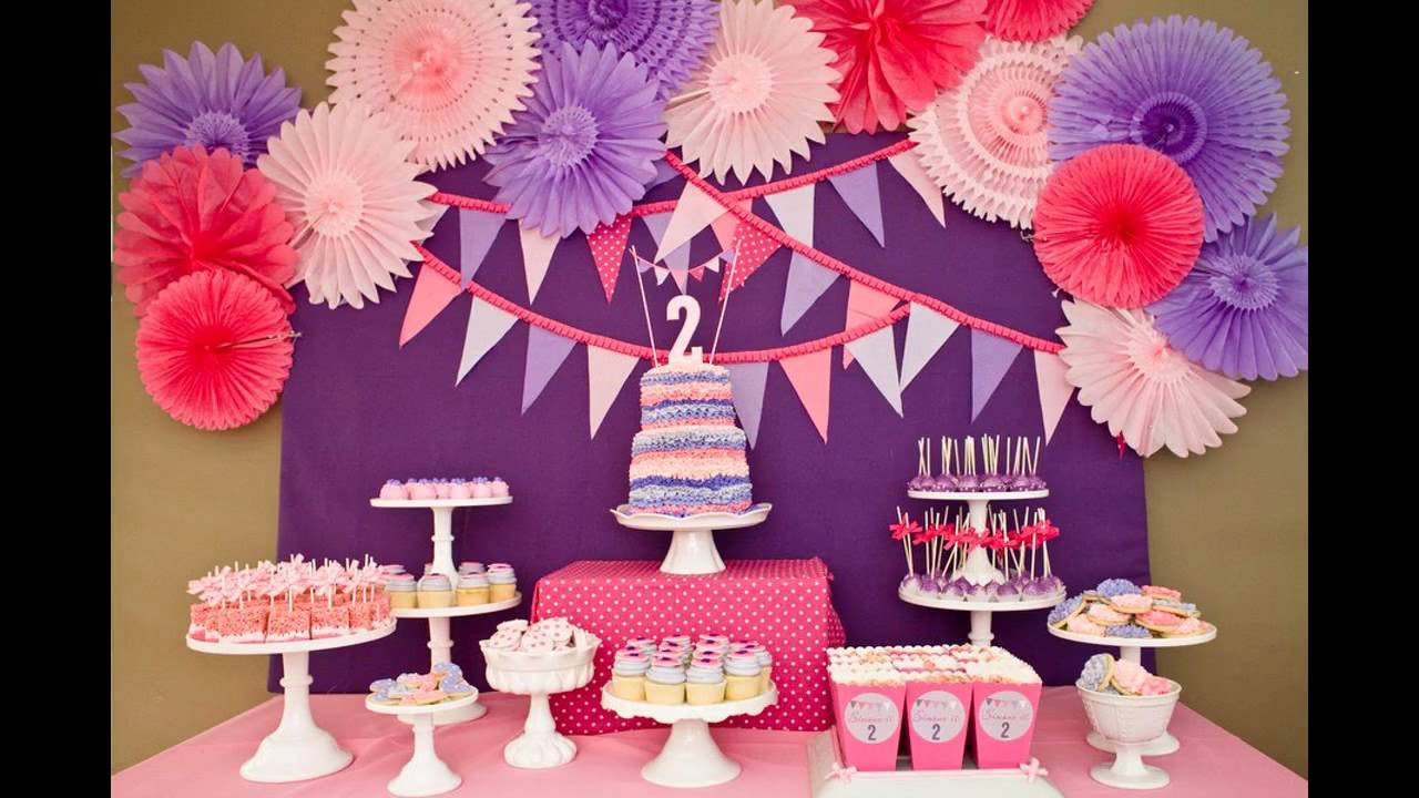 Girl Birthday Party Decorations
 Cool Girls birthday party decorations ideas