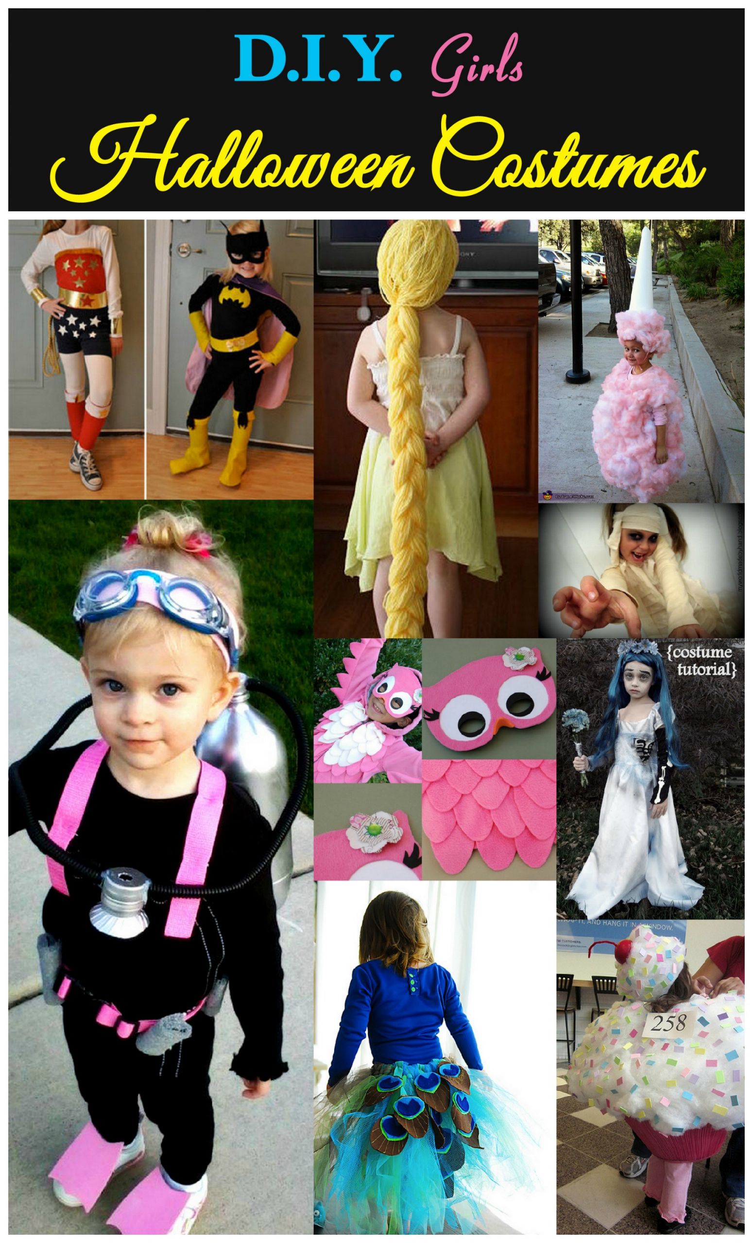 Girl DIY Halloween Costumes
 D I Y Girls Halloween Costumes