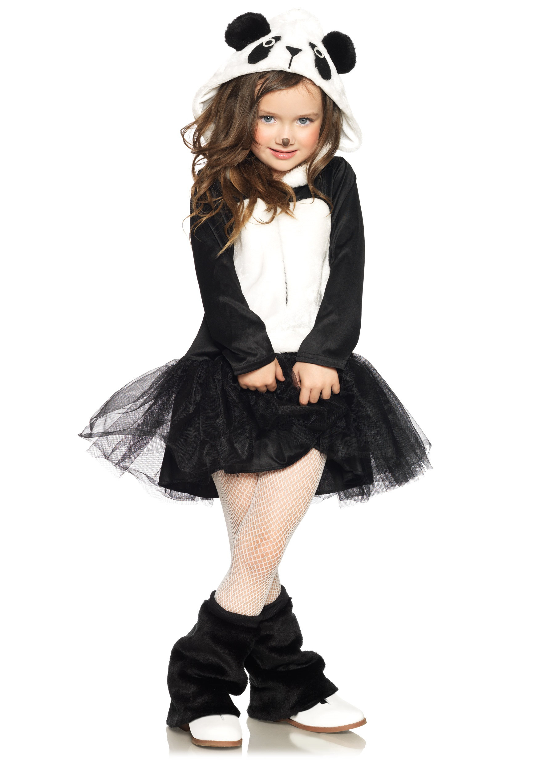 Girl DIY Halloween Costumes
 Girls Pretty Panda Bear Costume