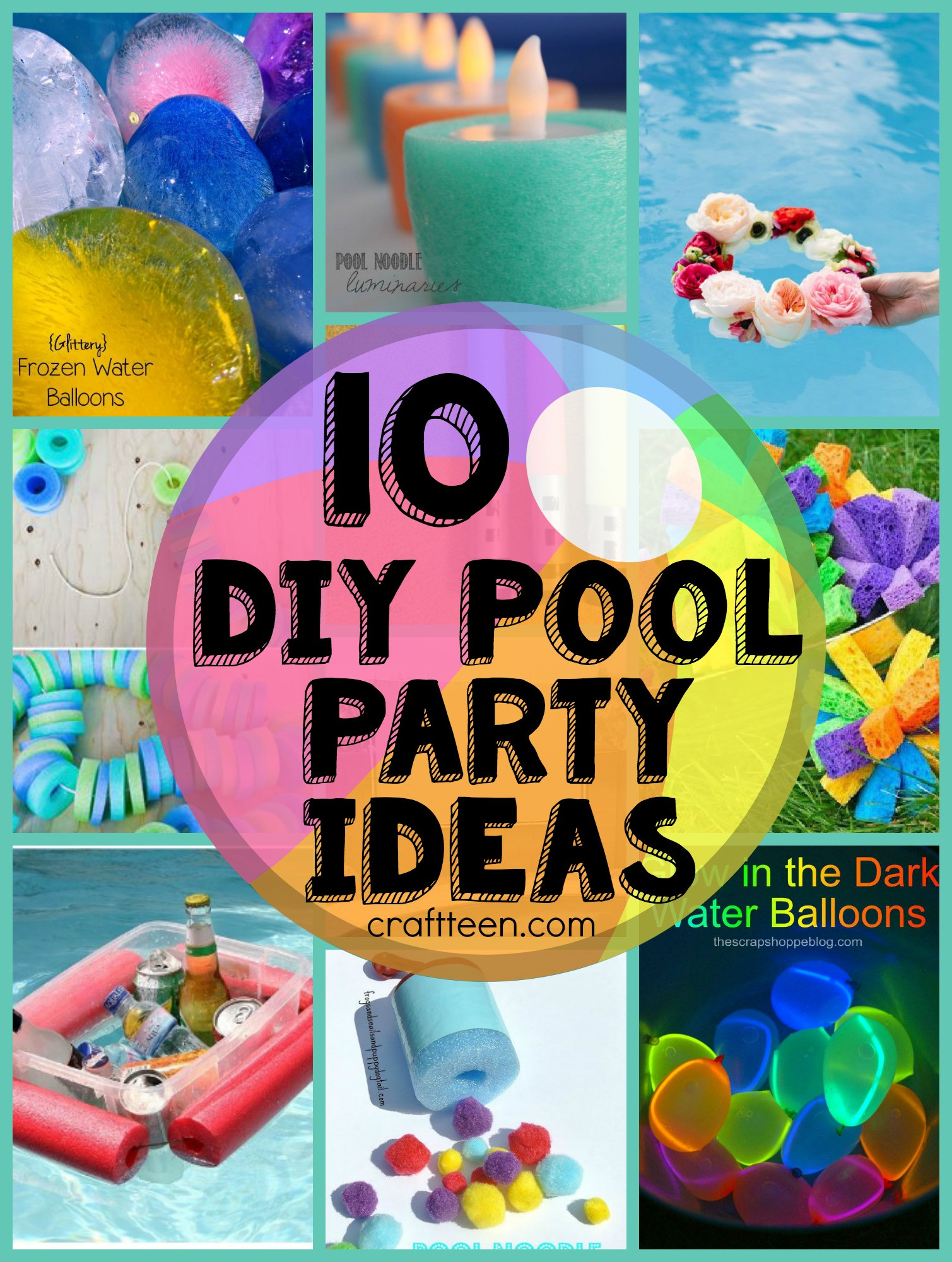 Girl Pool Party Ideas
 10 DIY Ideas for a Pool Party – Craft Teen