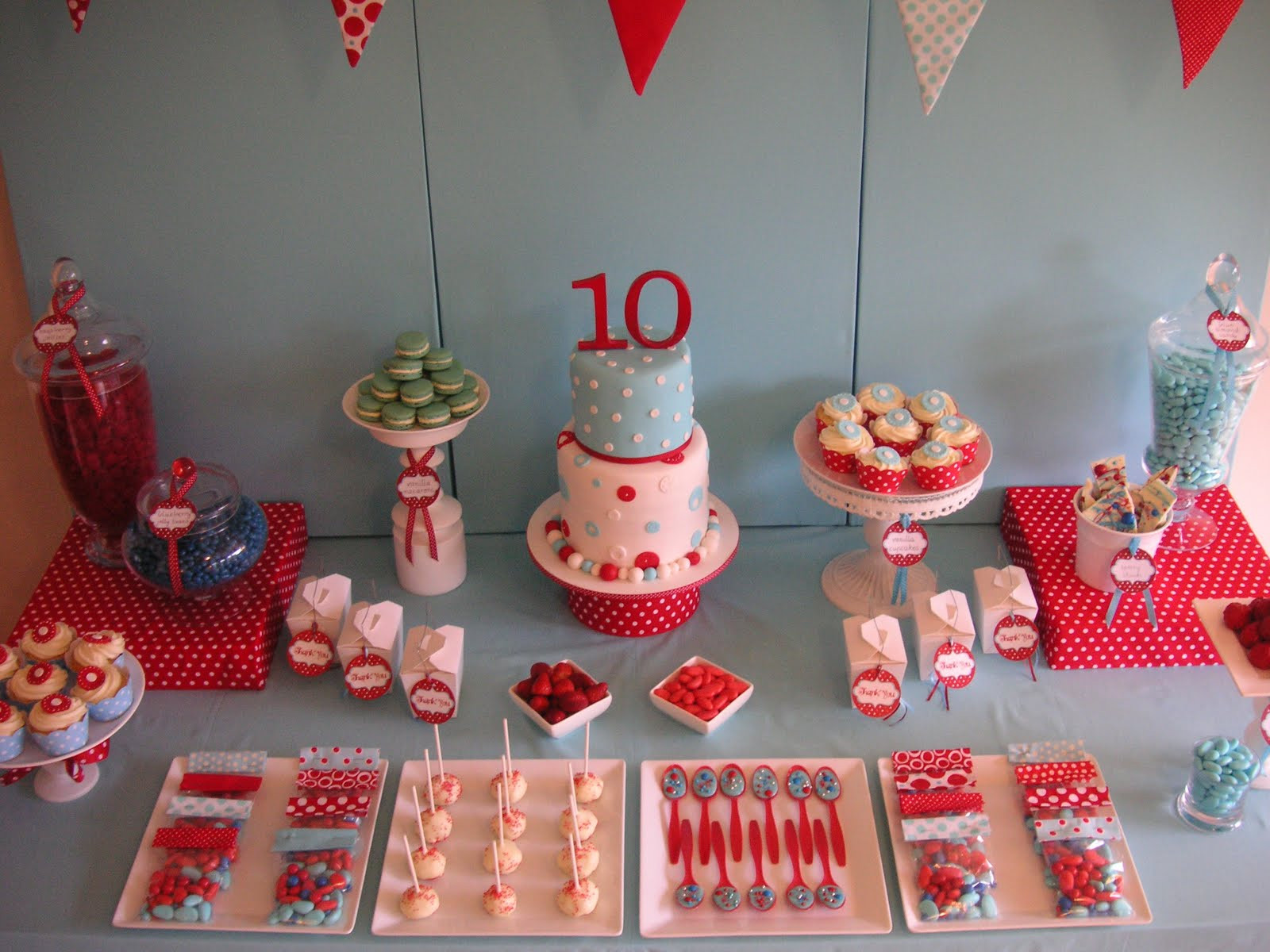 Girls 10Th Birthday Party Ideas
 Coolest Cupcakes Anya s 10th birthday polka dot party