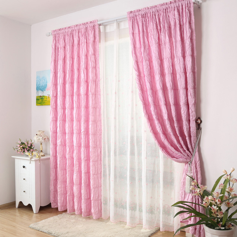 Girls Bedroom Curtains
 Captivating Girls Bedroom Pink Curtain
