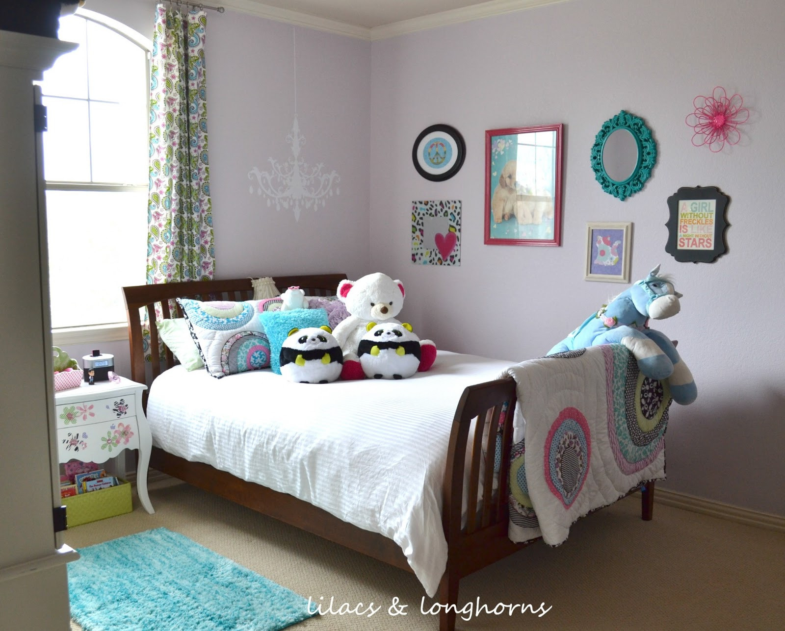 Girls Bedroom Pictures
 Tween Girl s Room Reveal Lilacs and LonghornsLilacs and