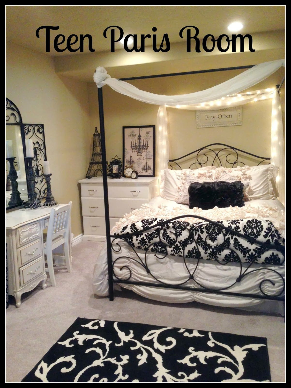 Girls Paris Bedroom
 Secret Agent PARIS THEMED BEDROOM