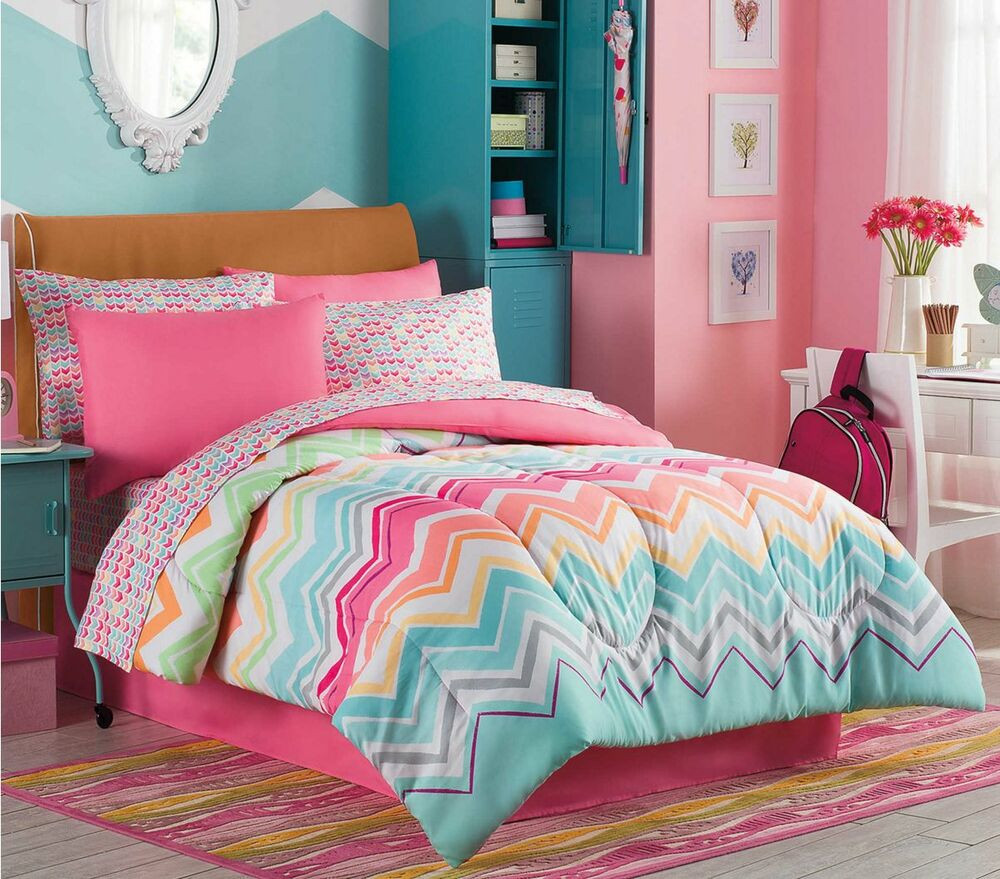 Girls Pink Bedroom Set
 Marielle Full Size plete Girl forter Set Teen