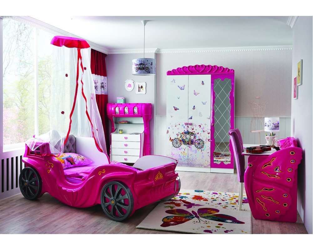Girls Pink Bedroom Set
 Pink Bedroom set Bedroom Furniture