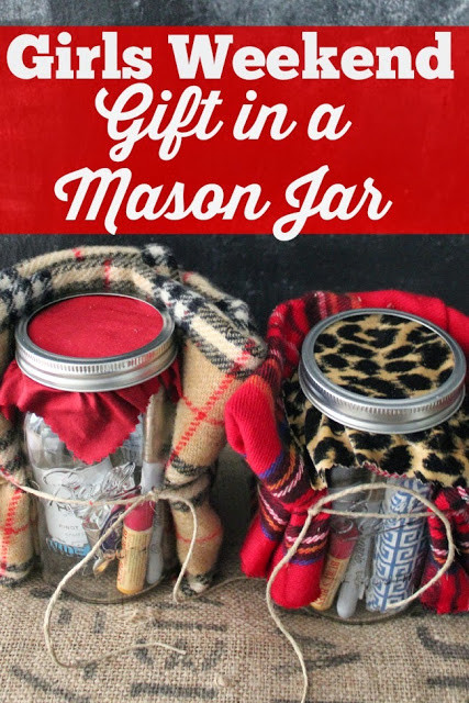 Girls Weekend Gift Bag Ideas
 Holiday Survival Kit in a Mason Jar Southern State of Mind