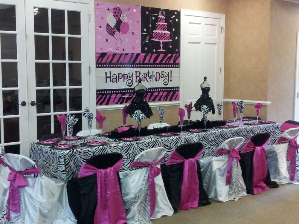Glamour Birthday Party Ideas
 Glam Birthday Party Ideas 1 of 19