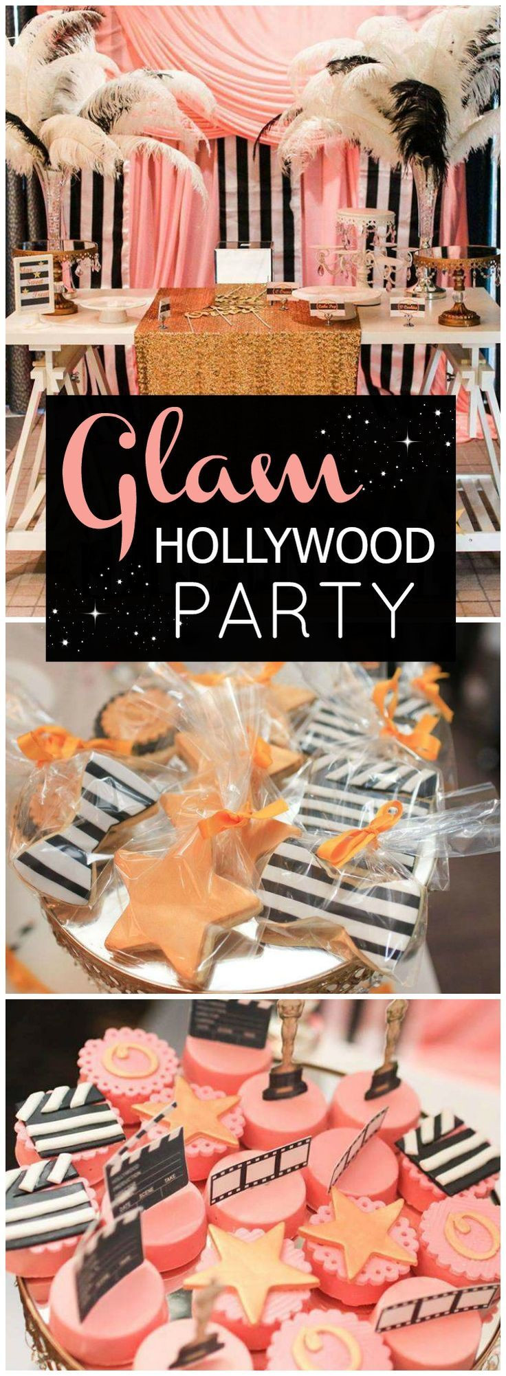 Glamour Birthday Party Ideas
 Glam Hollywood Birthday "Glam 10th Hollywood Birthday