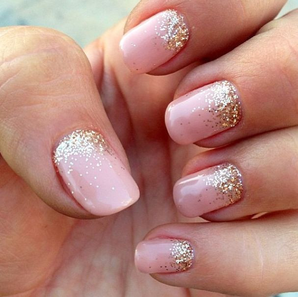 Glitter Fade Nails
 glitter fade nail manicure Nails