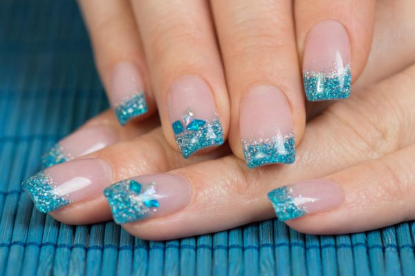 Glitter French Tip Nail Designs
 55 Most Stylish French Tip Nail Art Designs