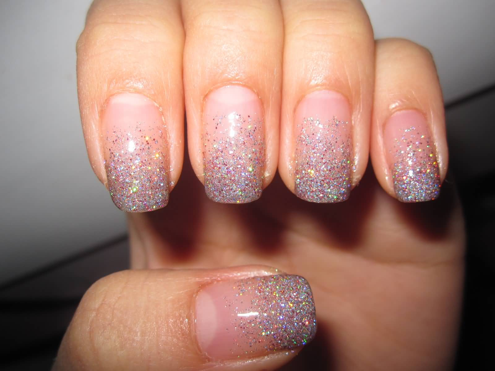 Glitter French Tip Nail Designs
 40 Most Amazing Glitter French Tip Nail Art Design Idea