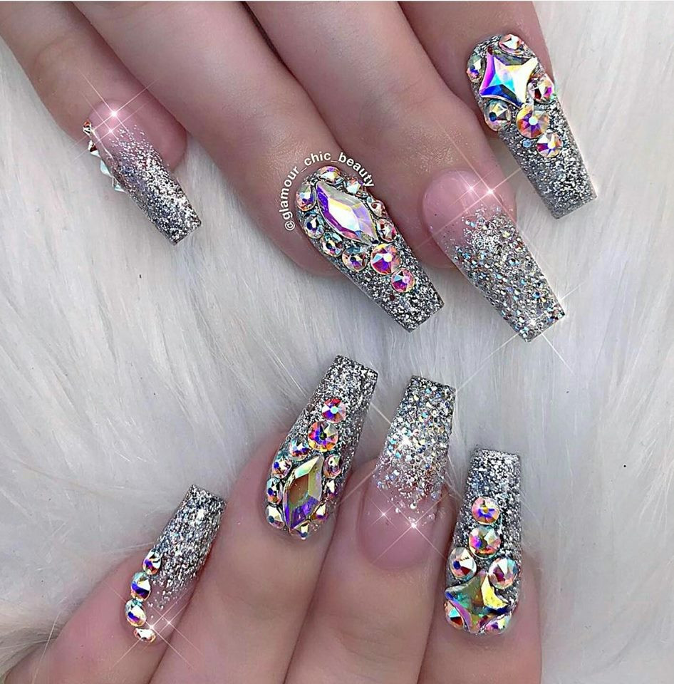 Glitter Nail Art Designs Pictures
 13 Inspirational Glitter Nail Art Designs Black White Nation