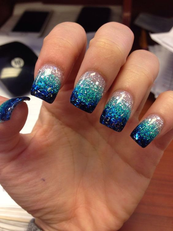 Glitter Nail Art Designs Pictures
 80 Awesome Glitter Nail Art Designs You ll Love