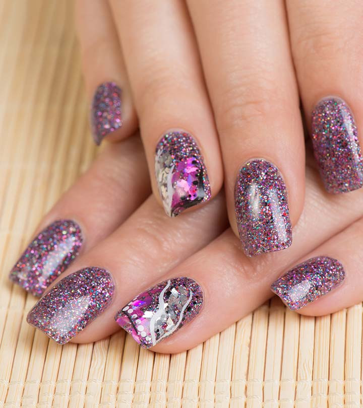 Glitter Nails Designs
 Glitter Nail Art Ideas Step by Step Tutorials for