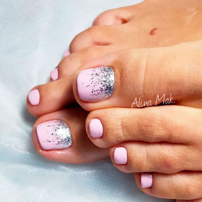 Glitter Toe Nails
 Beautiful Toe Nail Art Ideas To Try