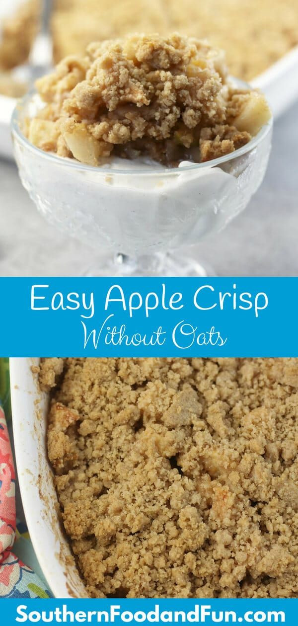 Gluten Free Apple Crisp Without Oats
 Apple crisp without oats with a streusel topping that s