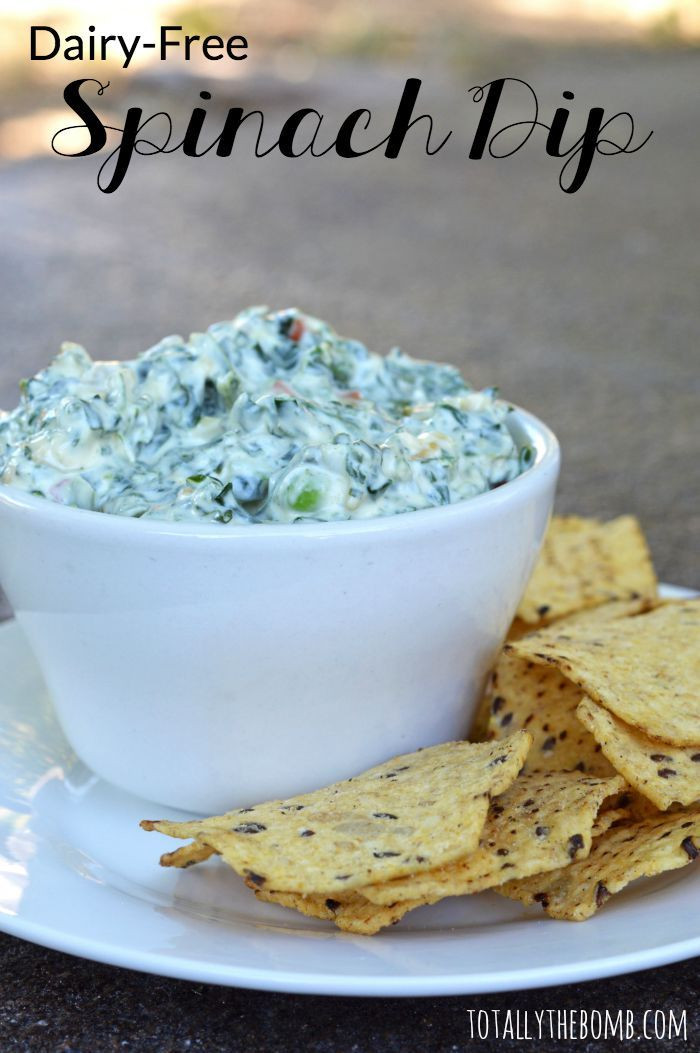 Gluten Free Dairy Free Appetizers
 Dairy Free Spinach Dip With images