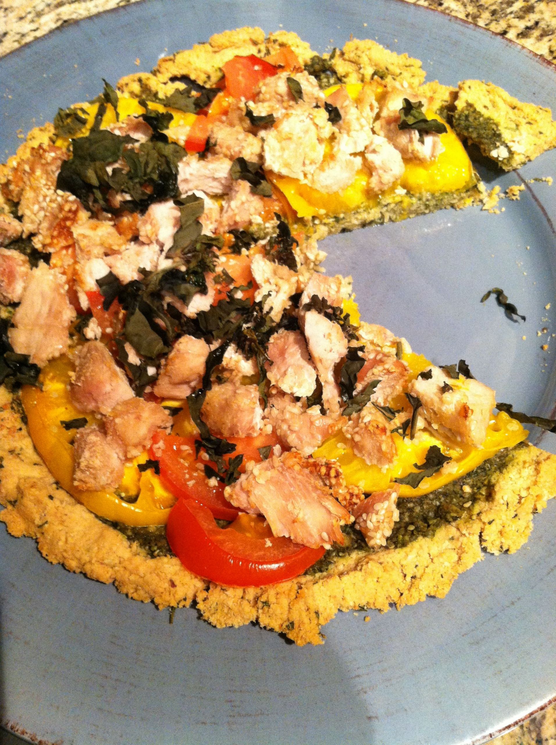 Gluten Free Pizza Dough Whole Foods
 Easy Gluten Free Herbed Pizza Crust topped with Sesame