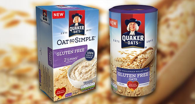 Gluten Free Quaker Oats
 Quaker Oats adds gluten free variants Scottish Local