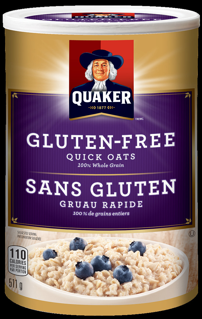 Gluten Free Quaker Oats
 Quaker Gluten Free Quick Oats