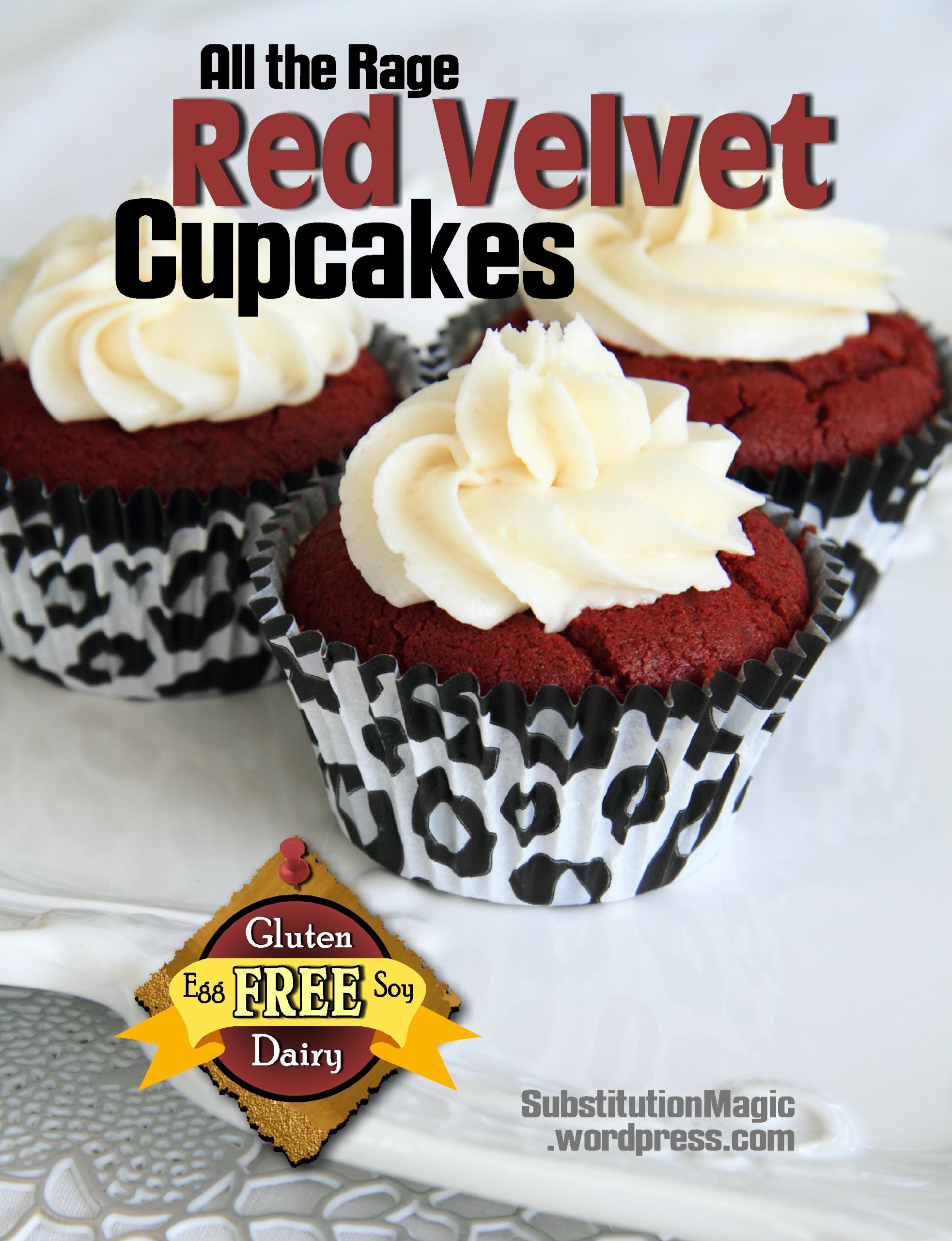 Gluten Free Red Velvet Cupcakes
 Substitution Magic
