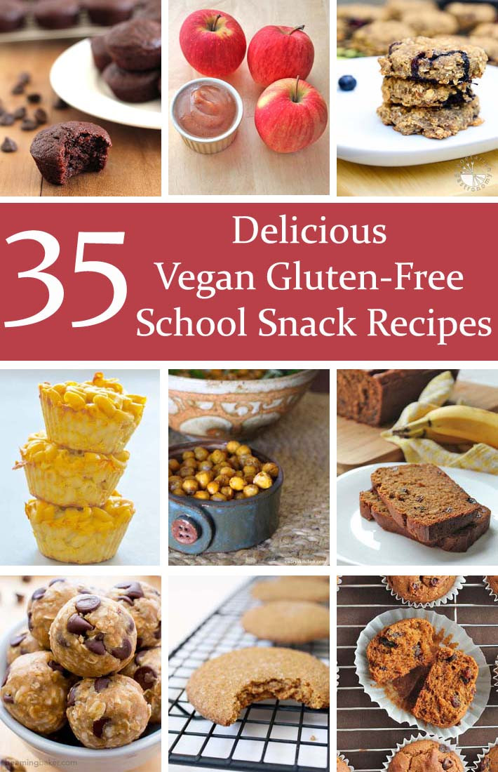 Gluten Free Snack Recipes
 35 Delicious Vegan Gluten Free School Snack Recipes