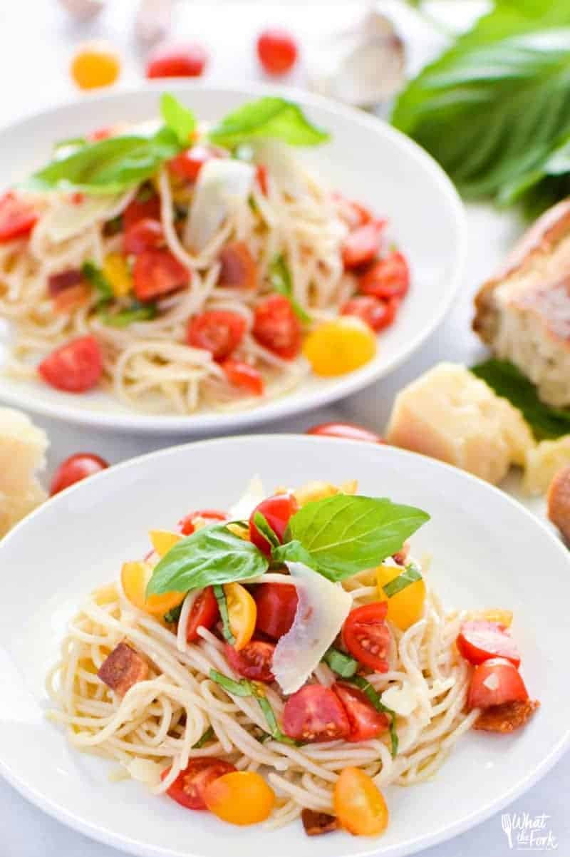 Gluten Free Summer Recipes
 Simple Gluten Free Summer Spaghetti with Bacon What the Fork