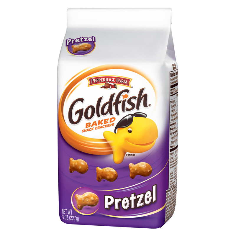 Gold Fish Pretzels
 Pepperidge Farm Goldfish Crackers Pretzel Flavour 8oz
