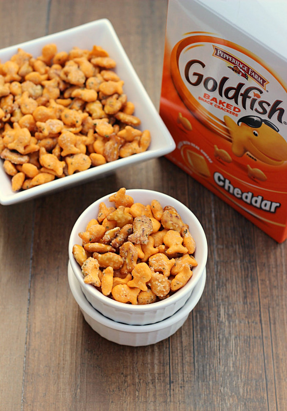 Gold Fish Pretzels
 Cheddar and Pretzel Ranch Goldfish Crackers Whats