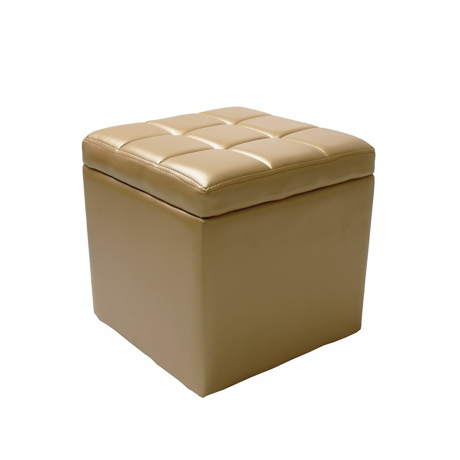 Gold Storage Bench
 Living Home Decor Classic Cube Unfold Storage Ottoman
