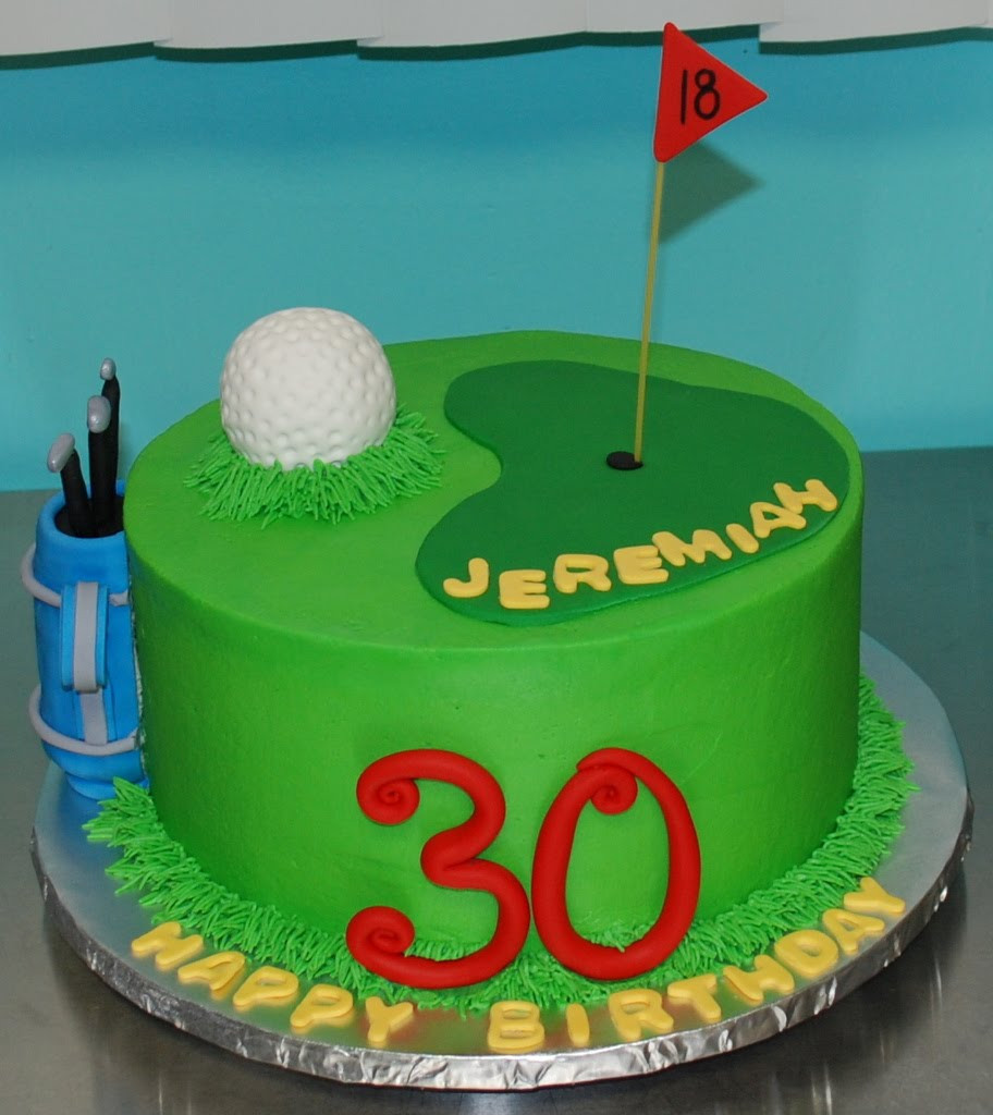 Golf Birthday Cakes
 The Bakery Next Door Golf Birthday Cake