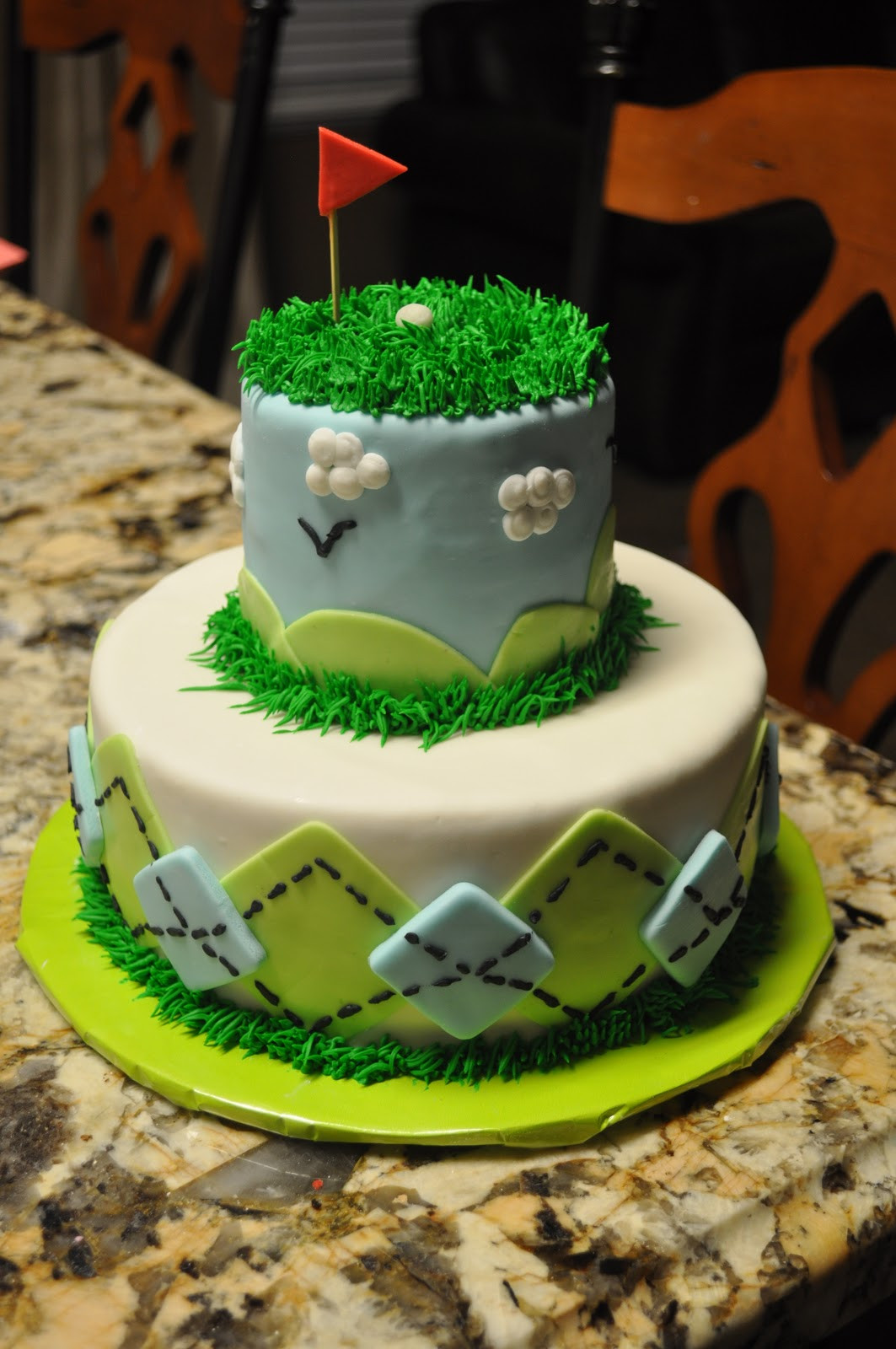 Golf Birthday Cakes
 DoodlePie Cakes Golf Cakes