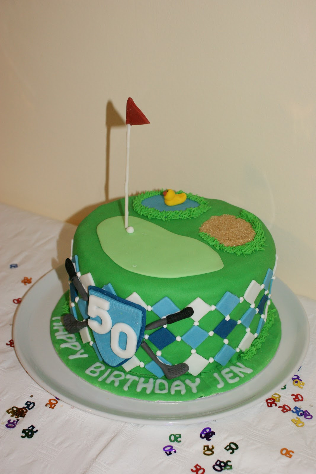 Golf Birthday Cakes
 Beehive bits and pieces 50th Golf Birthday Cake