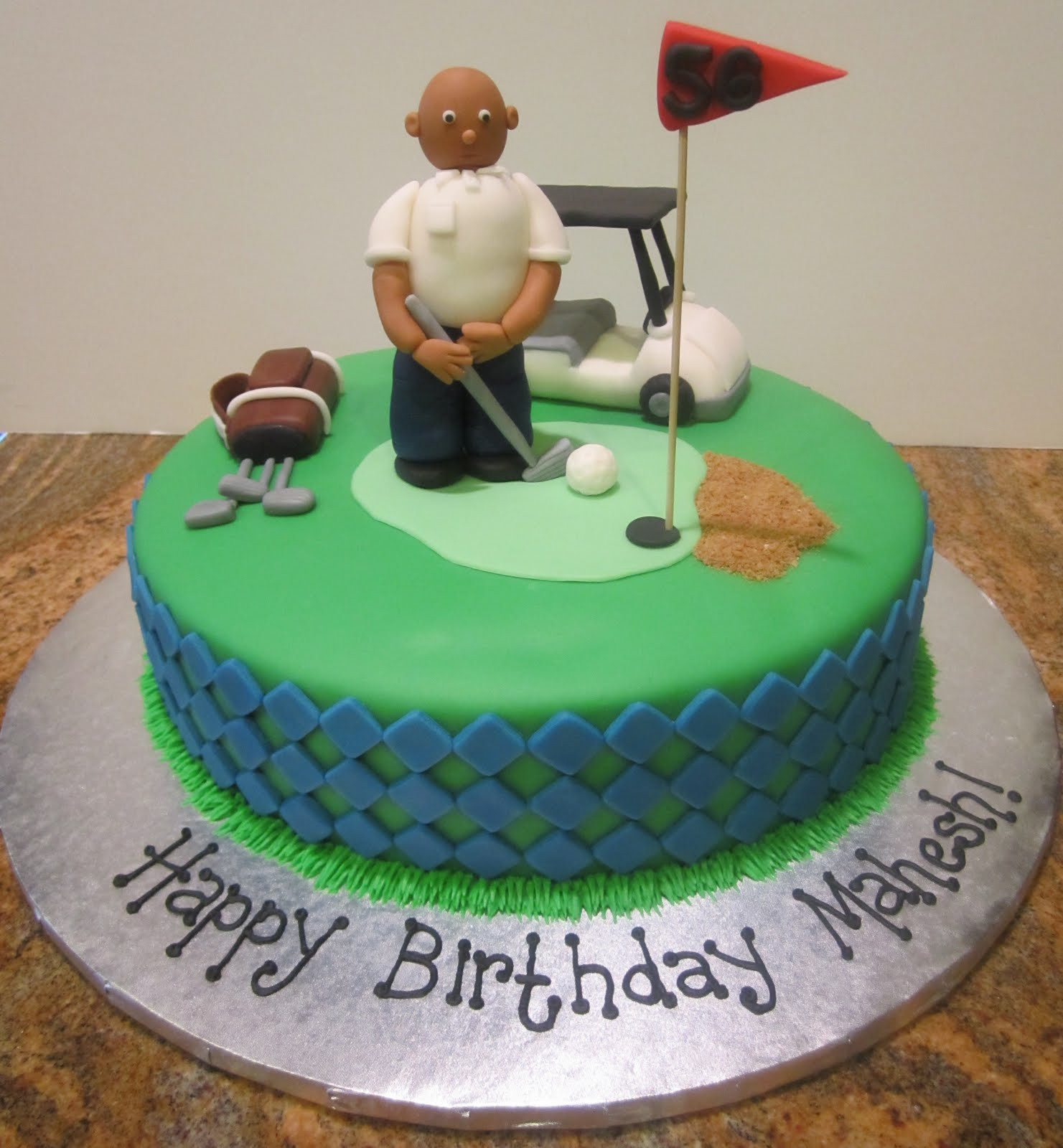 Golf Birthday Cakes
 Sweet Melissa s Golf Cake