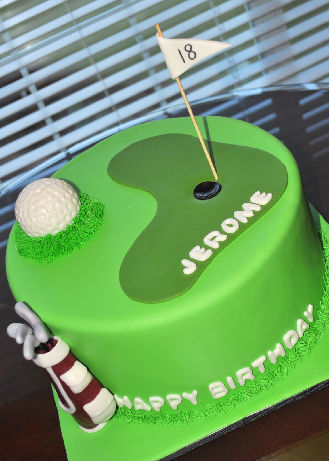 Golf Birthday Cakes
 Hope s Sweet Cakes Golf Cake and Cake Pops