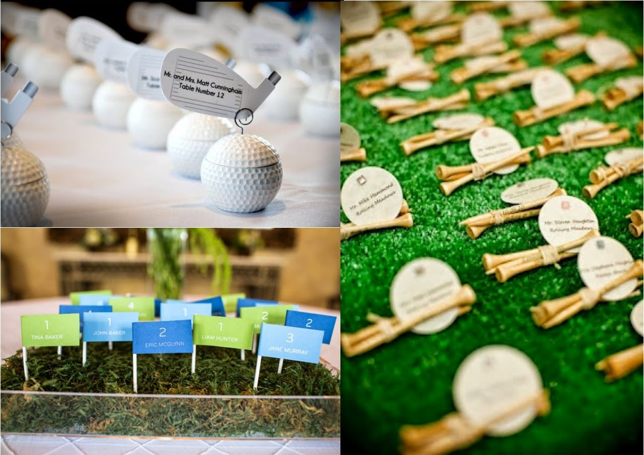 Golf Themed Wedding
 Fly Me to the Moon Inspiration Golf themed Wedding Details