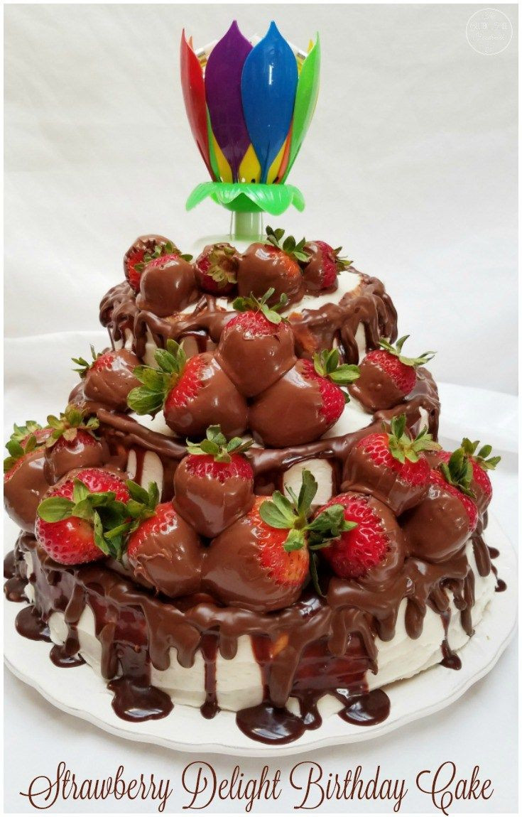 Good Birthday Cake Recipes
 Strawberry Delight Birthday Cake