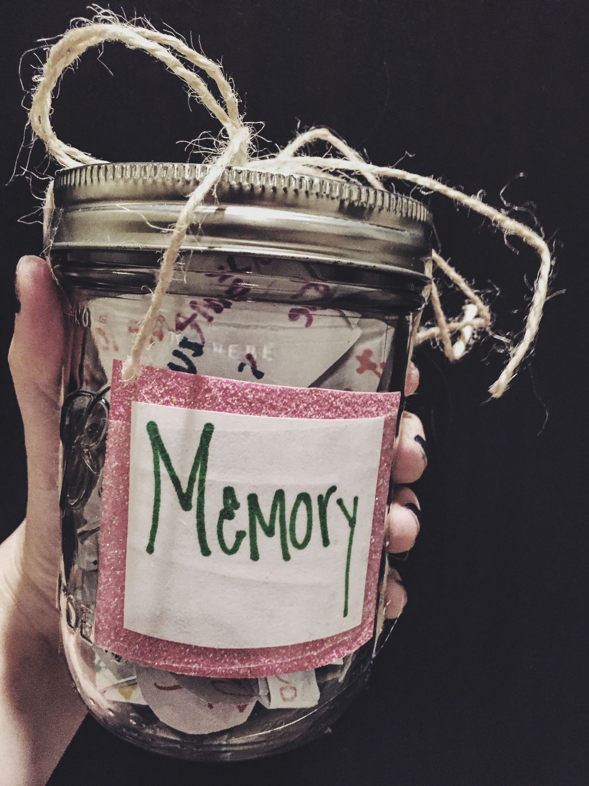Good Gift Ideas For Best Friend
 Memory Jar Good for best friend ts