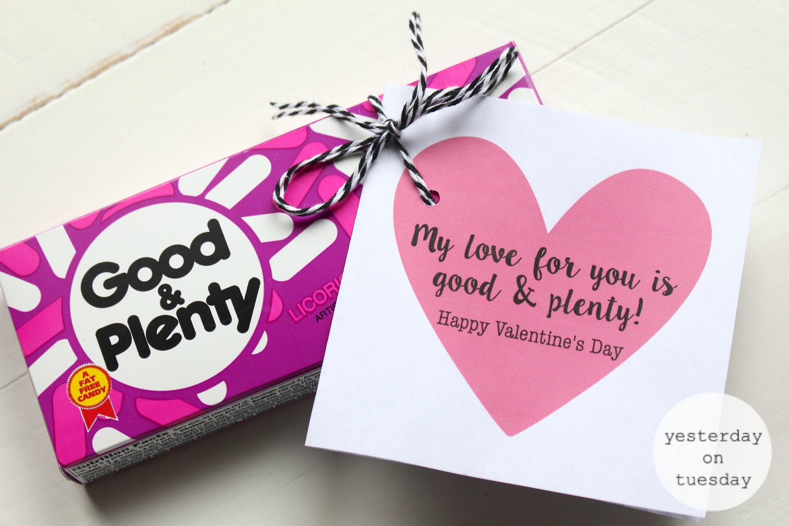 Good Valentines Day Gifts
 Dollar Store Candy Printable Valentines