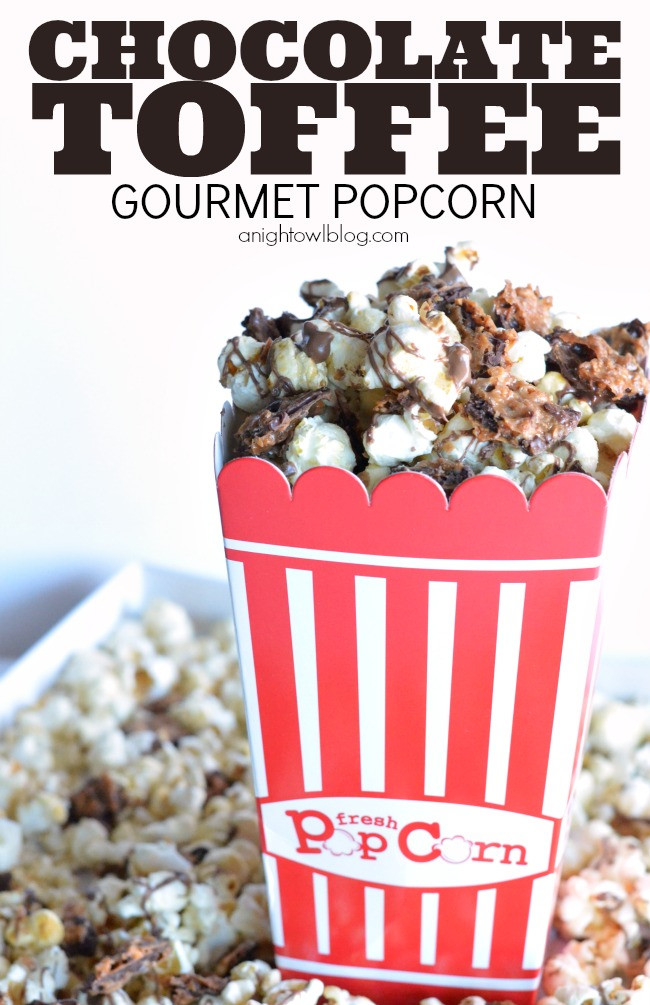 Gourmet Chocolate Popcorn
 20 Sweet and Savory Popcorn Recipes Perfect for the