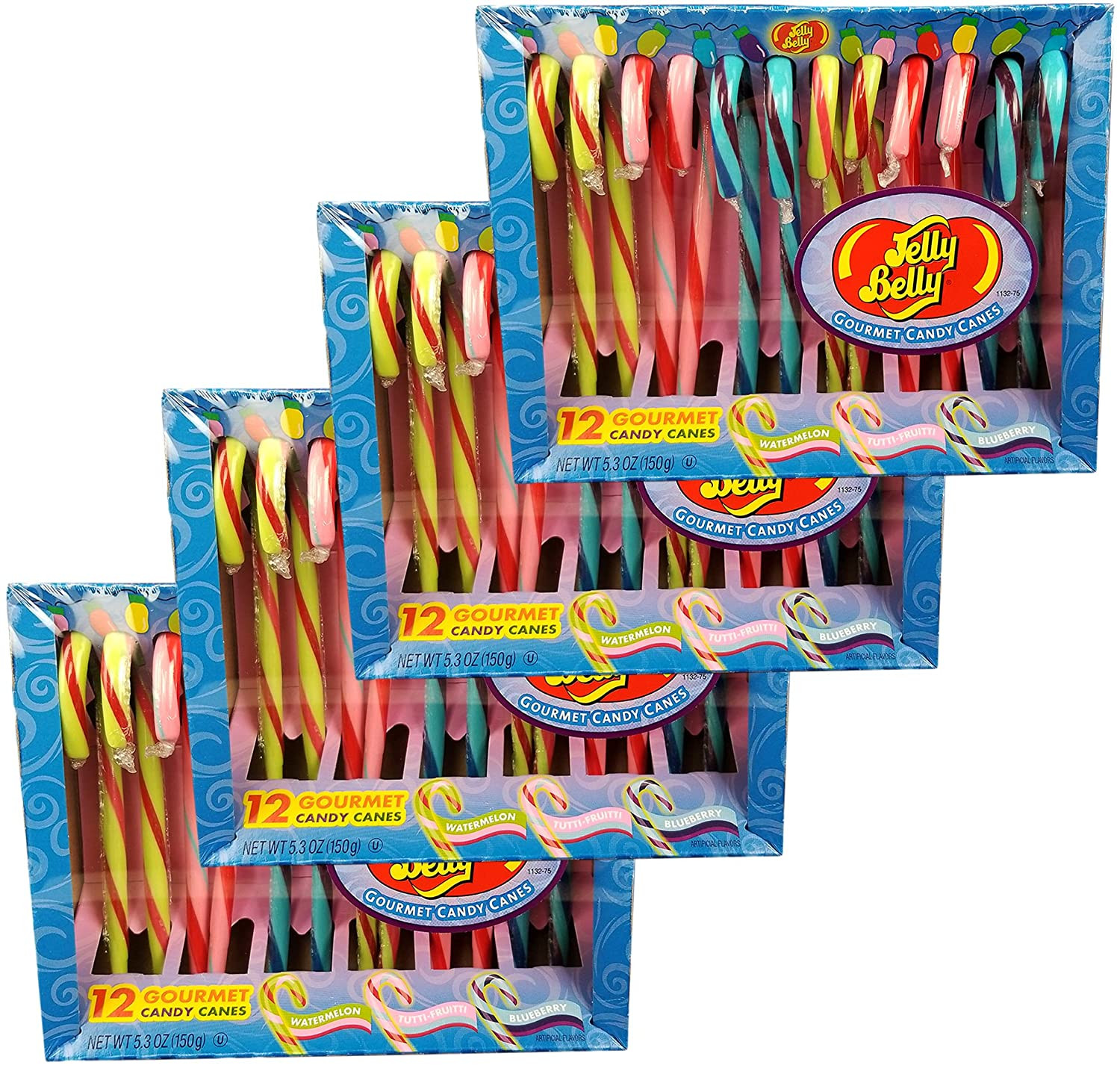 Gourmet Christmas Candy
 Jelly Belly Gourmet Candy Canes 6 oz 12 Ct for Christmas